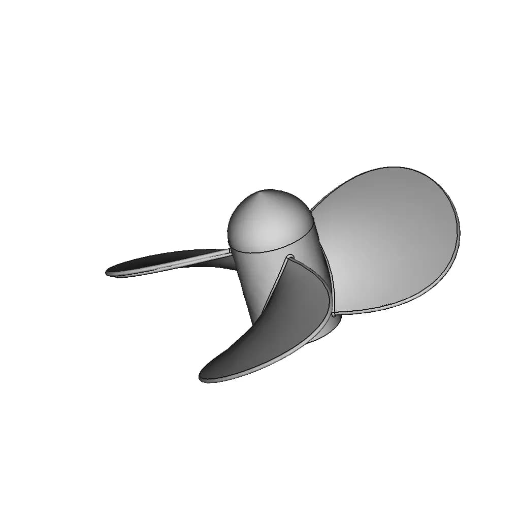 Boat Propeller | 3D Engineering Design File_60_30_degree_snapshot