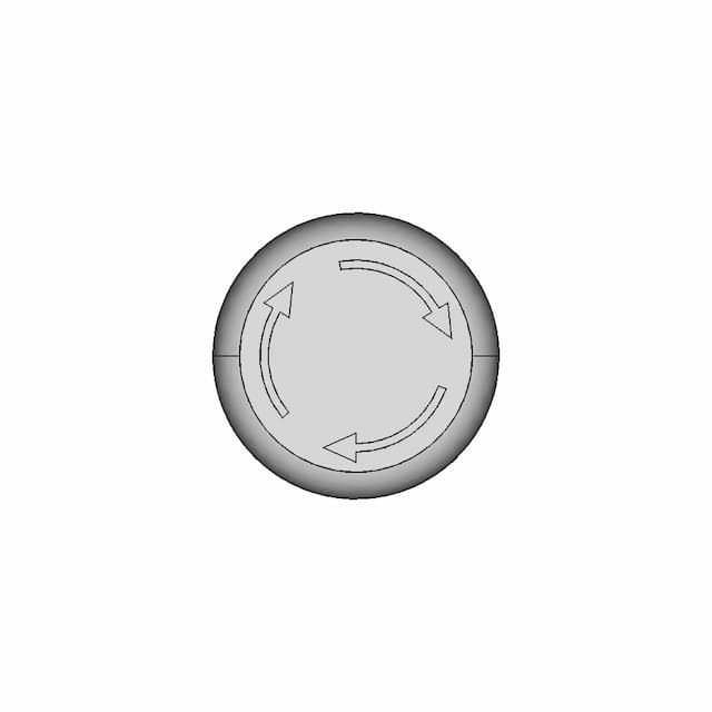 Metaltex Av16-Er2 Ø16Mm - Emergency Stop Pushbutton Ø16Mm | 3D Engineering Design File