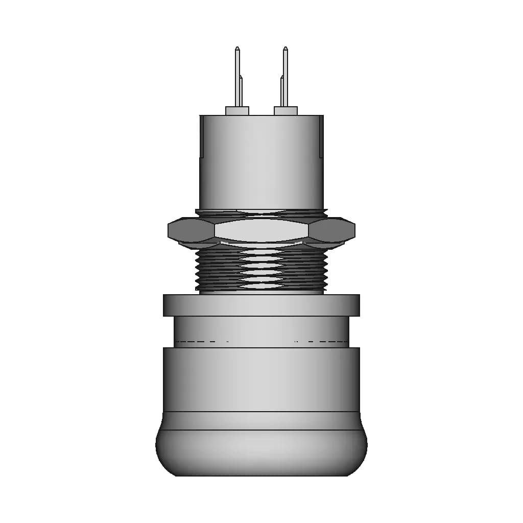 Metaltex Av16-Er2 Ø16Mm - Emergency Stop Pushbutton Ø16Mm | 3D Engineering Design File_270_0_degree_snapshot