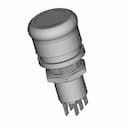 Metaltex Av16-Er2 Ø16Mm - Emergency Stop Pushbutton Ø16Mm | 3D Engineering Design File_60_30_degree_snapshot