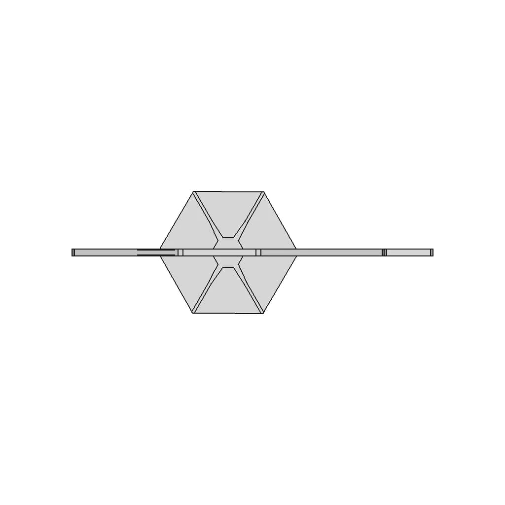 Modified Tie Fighter Drone Fuselage - Standard Mechanical Component_0_0_degree_snapshot