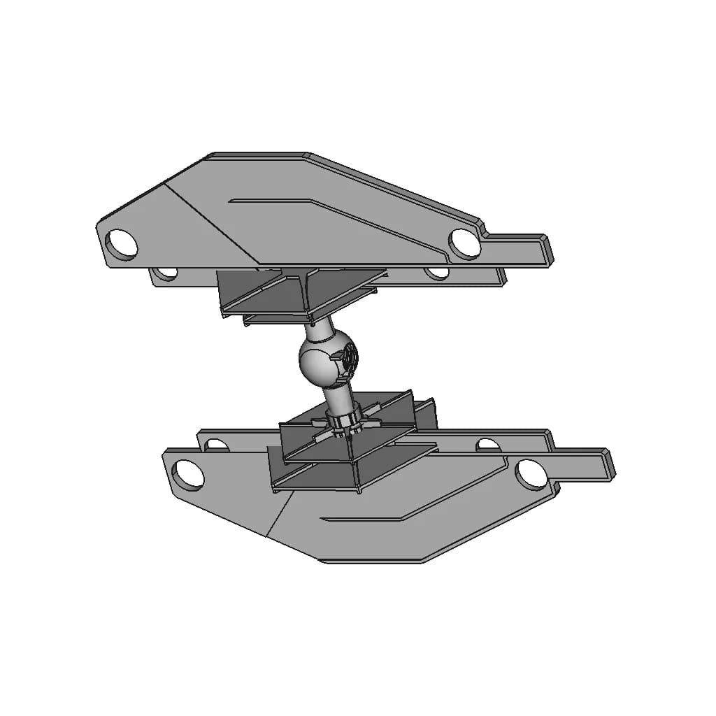 Modified Tie Fighter Drone Fuselage - Standard Mechanical Component_60_30_degree_snapshot