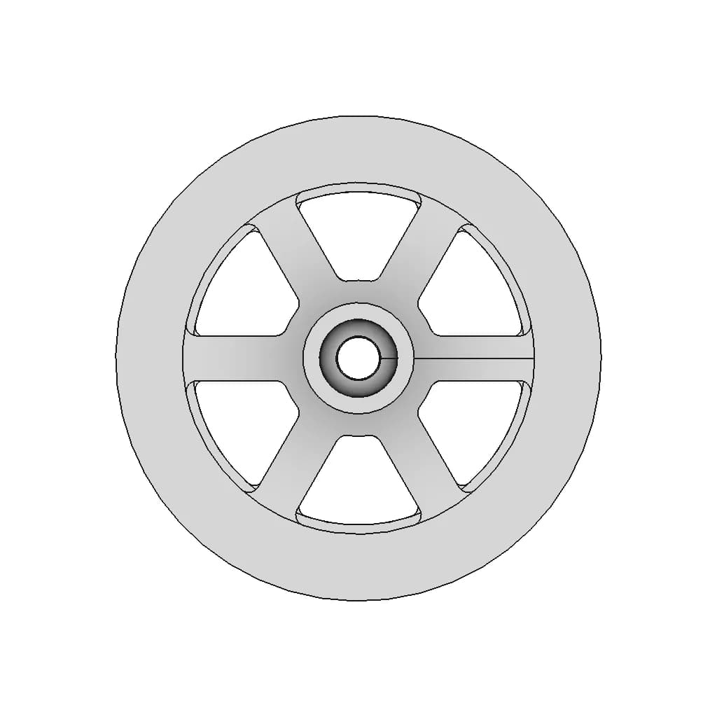 "Magic Tracks" Wheel - Standard Mechanical Component_0_0_degree_snapshot