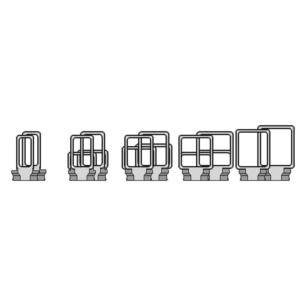 Multiboard Square Holders - Downloadable CAD Representation_90_0_degree_snapshot