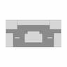 Structural Mounting Bracket With Central Cutout | High-Quality CAD Model_0_0_degree_snapshot