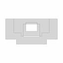 Structural Mounting Bracket With Central Cutout | High-Quality CAD Model_270_0_degree_snapshot