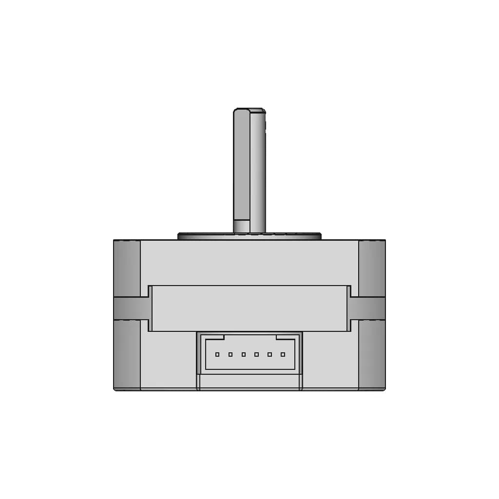 Nema 17 Pancake 17Hs4023 | 3D Engineering Design File_90_0_degree_snapshot