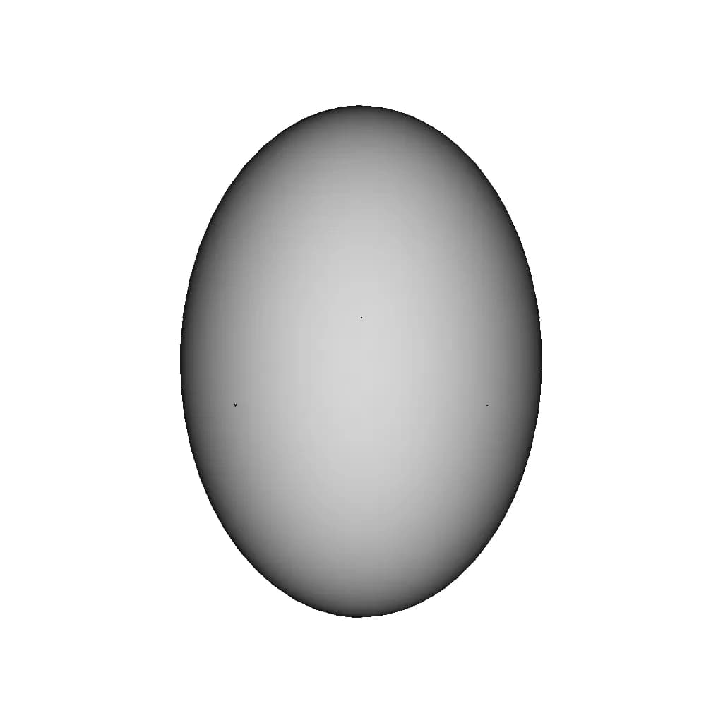 Tetragonal Trapezohedron Inscribed In An Ellipsoid Of Revolution - Downloadable CAD Representation_0_0_degree_snapshot