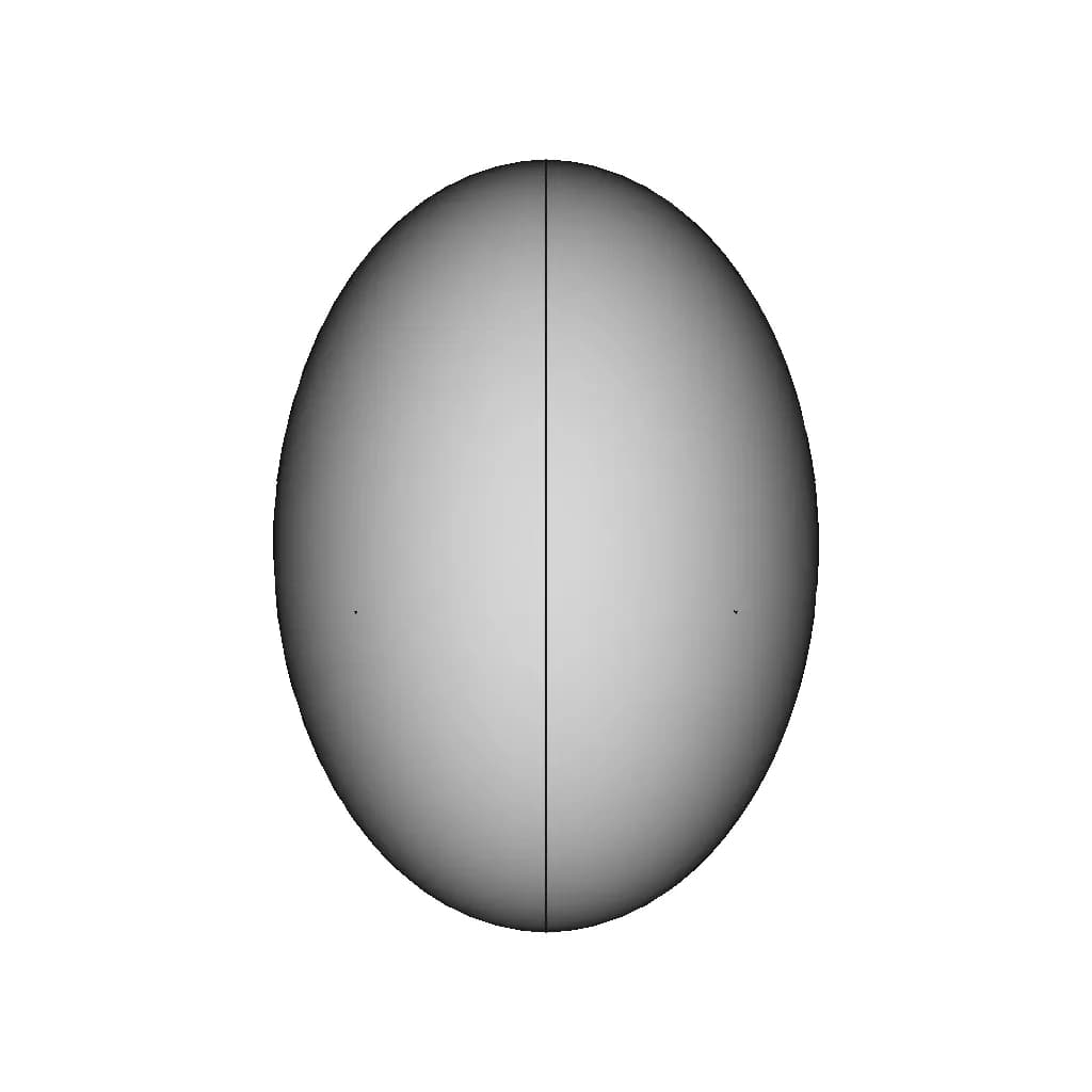 Tetragonal Trapezohedron Inscribed In An Ellipsoid Of Revolution - Downloadable CAD Representation_0_270_degree_snapshot