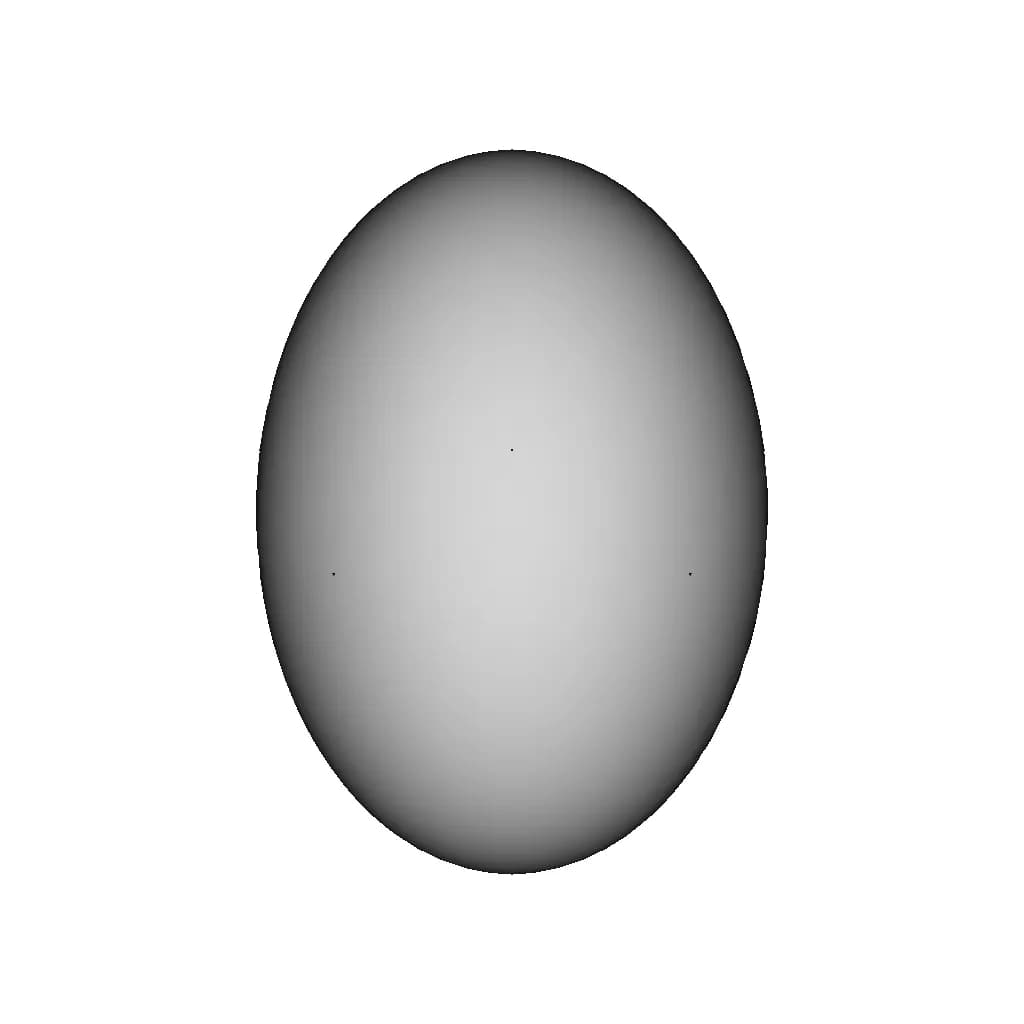 Tetragonal Trapezohedron Inscribed In An Ellipsoid Of Revolution - Downloadable CAD Representation_0_90_degree_snapshot