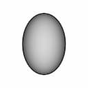 Tetragonal Trapezohedron Inscribed In An Ellipsoid Of Revolution - Downloadable CAD Representation_0_90_degree_snapshot