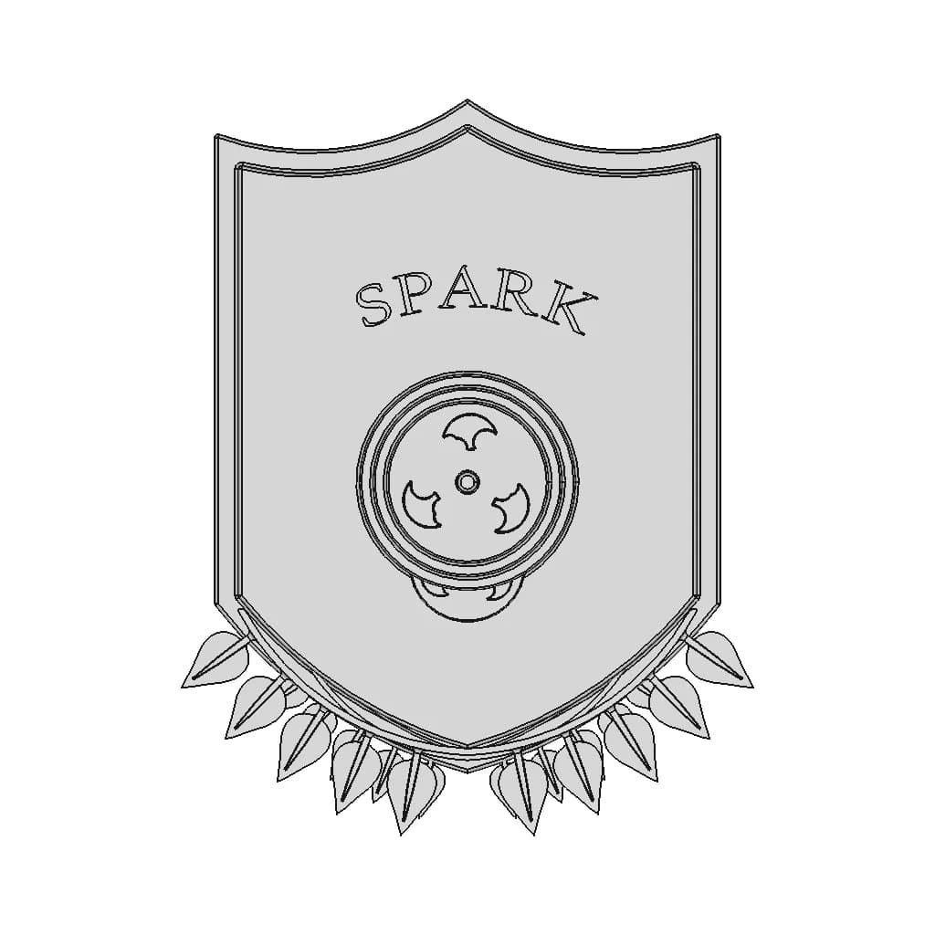 A Badge | High-Quality CAD Model_0_0_degree_snapshot