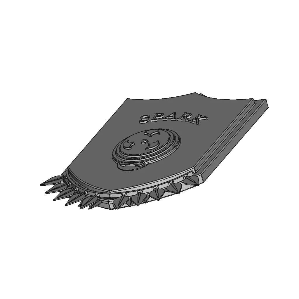 A Badge | High-Quality CAD Model_60_30_degree_snapshot
