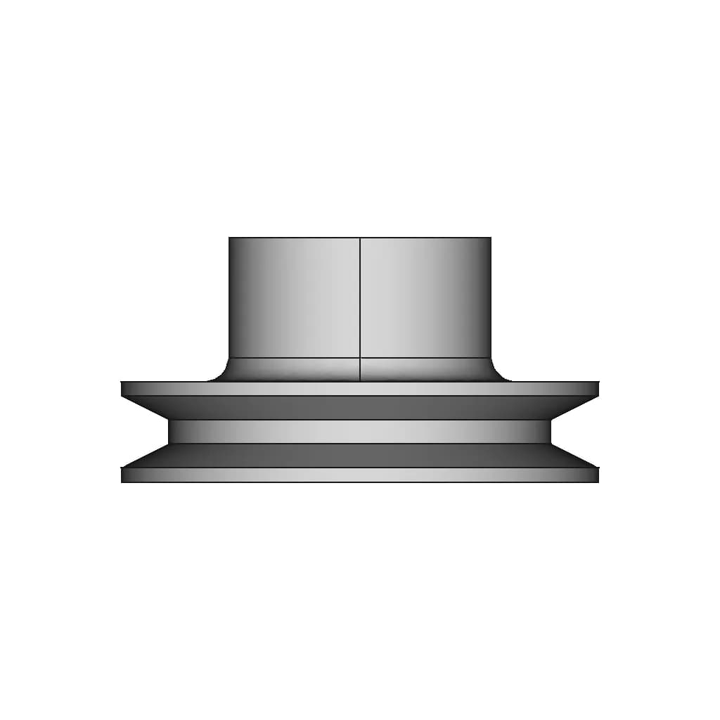 V-Belt Pulley | 3D Engineering Design File_0_0_degree_snapshot