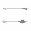 Aesthetic Arrow Design | 11Cm | Resin 3D Print Model | 3D Engineering Design File_270_0_degree_snapshot