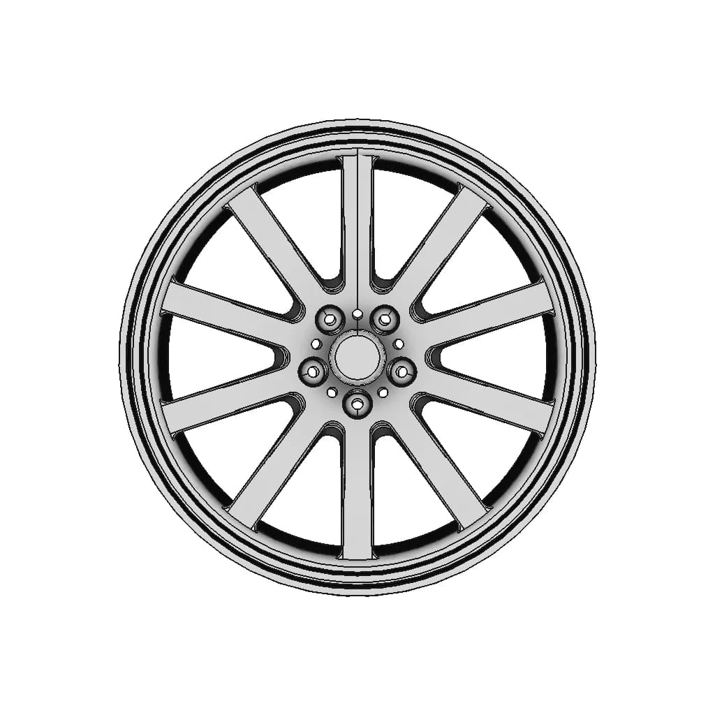 Sports Wheel | High-Quality CAD Model_90_0_degree_snapshot