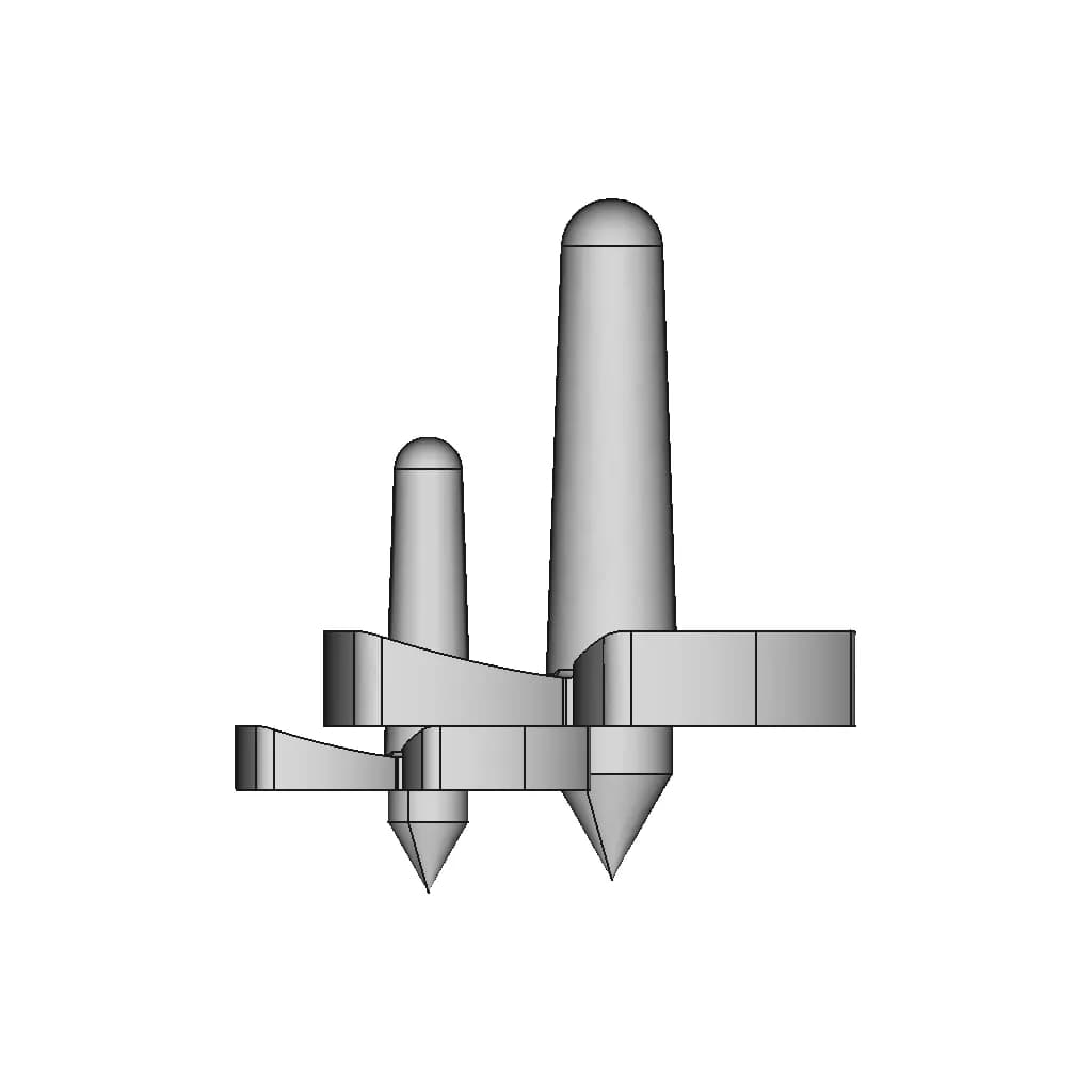 3D Printed Spinner Toy | Unique Fidget Design ✨ - Downloadable CAD Representation_0_270_degree_snapshot