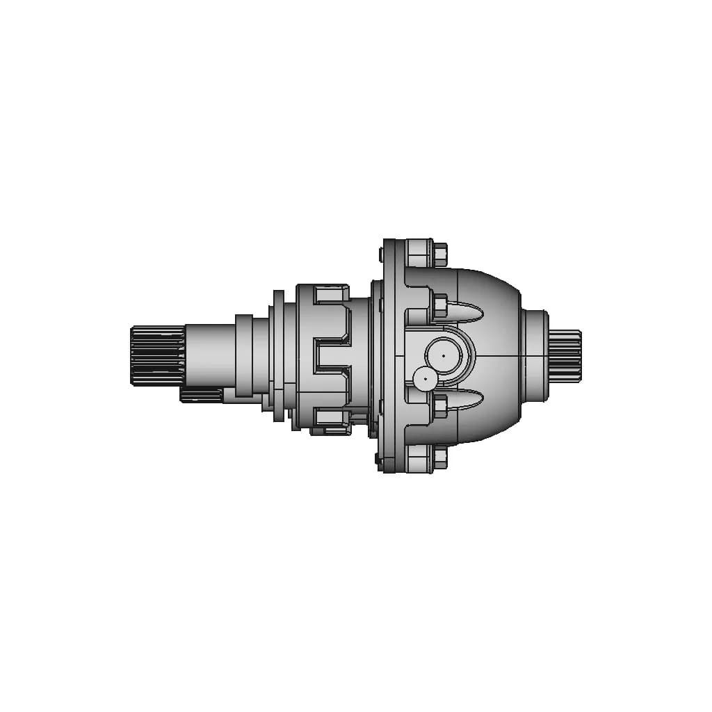 Car Differential Gearbox | 3D Cad Model For Automotive Engineering ⚙️🔧 - Standard Mechanical Component_0_0_degree_snapshot