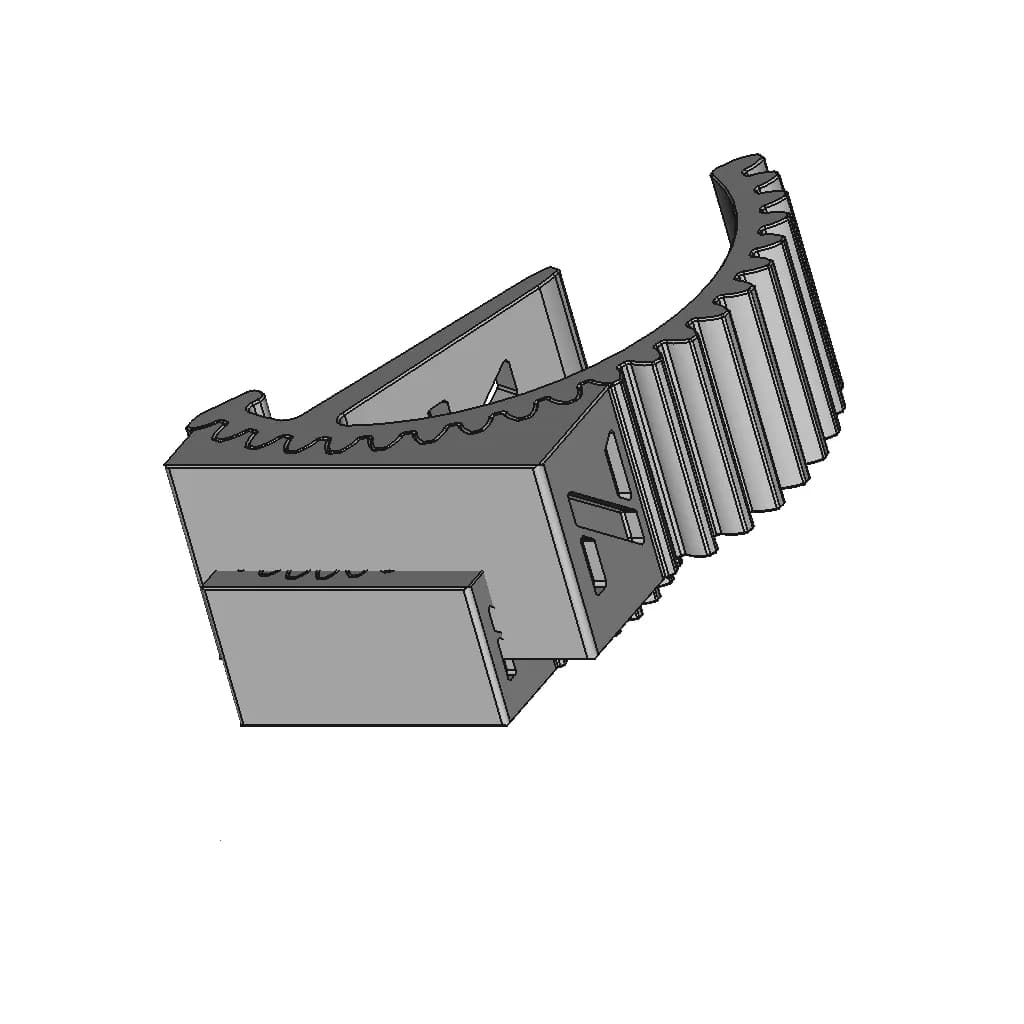 Gear Pinion Mobile Holder | 3D Printed & Designed For Functionality | 3D Engineering Design File_60_30_degree_snapshot
