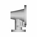 #122 Flange Tube Connector | Fusion | Projeto Raiz - Standard Mechanical Component_0_90_degree_snapshot