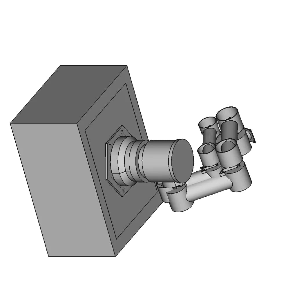 Robotic Arm - Downloadable CAD Representation_60_30_degree_snapshot