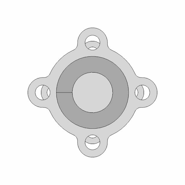 #121 Flange | Fusion | Projeto Raiz | High-Quality CAD Model