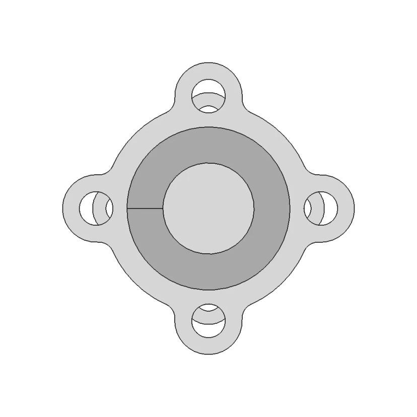 #121 Flange | Fusion | Projeto Raiz | High-Quality CAD Model