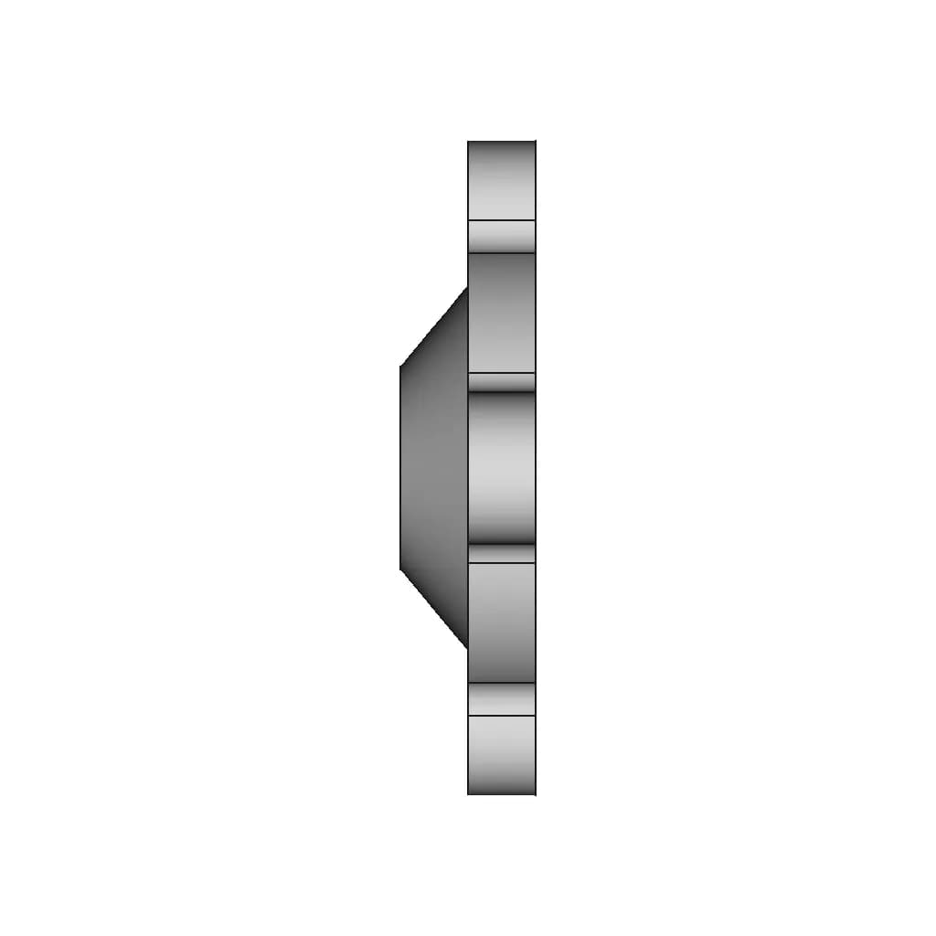 #121 Flange | Fusion | Projeto Raiz | High-Quality CAD Model_0_90_degree_snapshot
