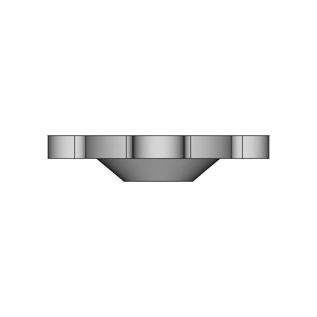 #121 Flange | Fusion | Projeto Raiz | High-Quality CAD Model_270_0_degree_snapshot