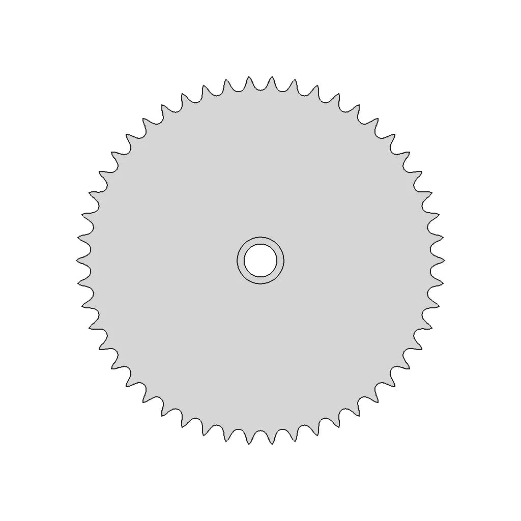 A Spur Gear - Standard Mechanical Component_0_0_degree_snapshot