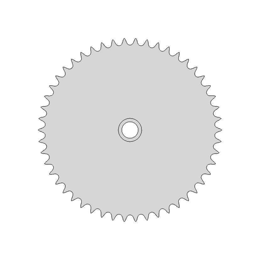 A Spur Gear - Standard Mechanical Component