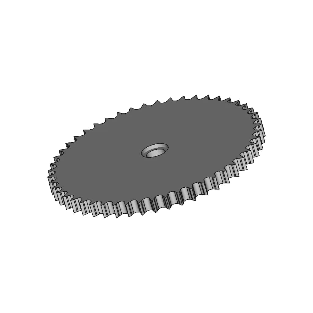 A Spur Gear - Standard Mechanical Component_60_30_degree_snapshot