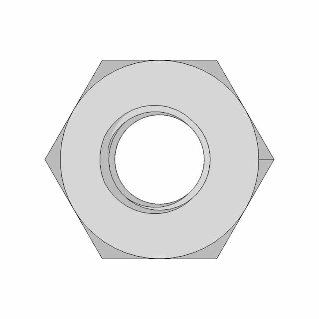 Threaded Hex Nut | 3D Engineering Design File