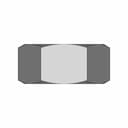 Threaded Hex Nut | 3D Engineering Design File_270_0_degree_snapshot