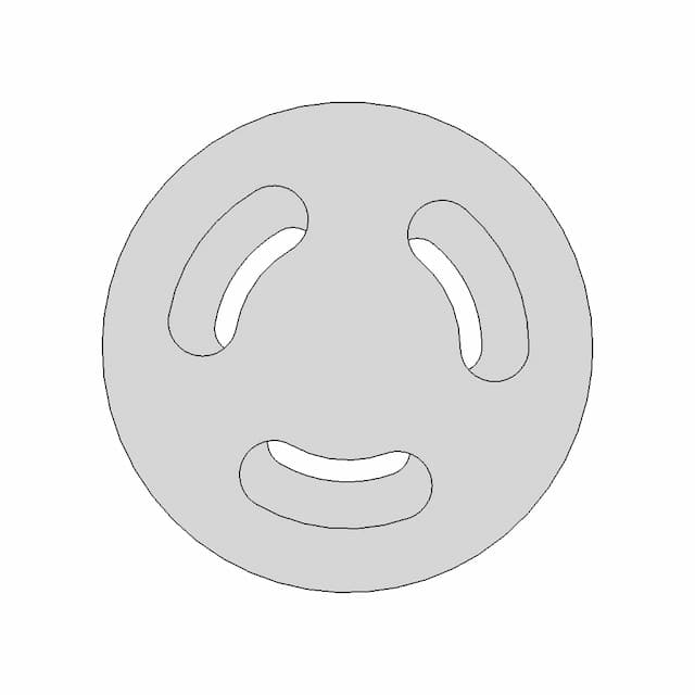 Lightweight Mechanical Disk With Optimized Cutouts | High-Quality CAD Model