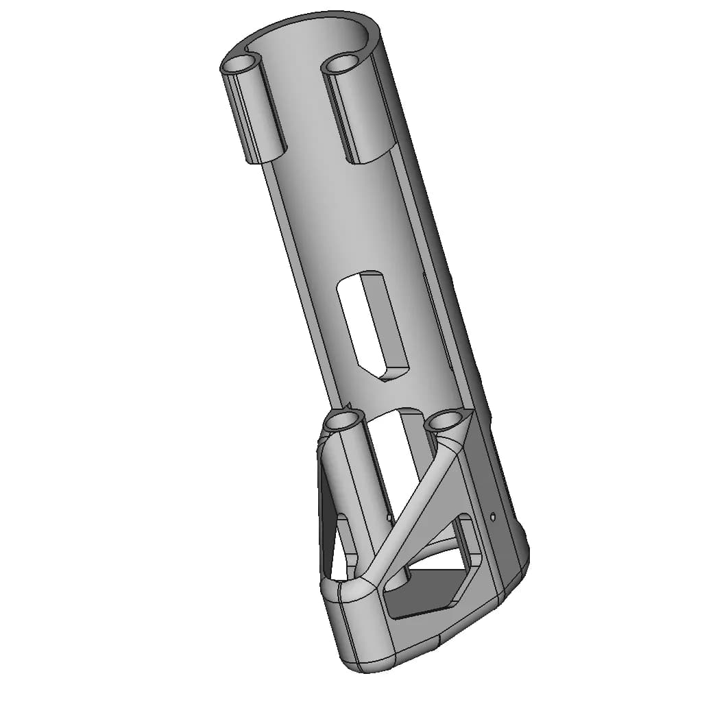 Maxim Gen 7 Collapsible Stock - Prop Model - Standard Mechanical Component_60_30_degree_snapshot