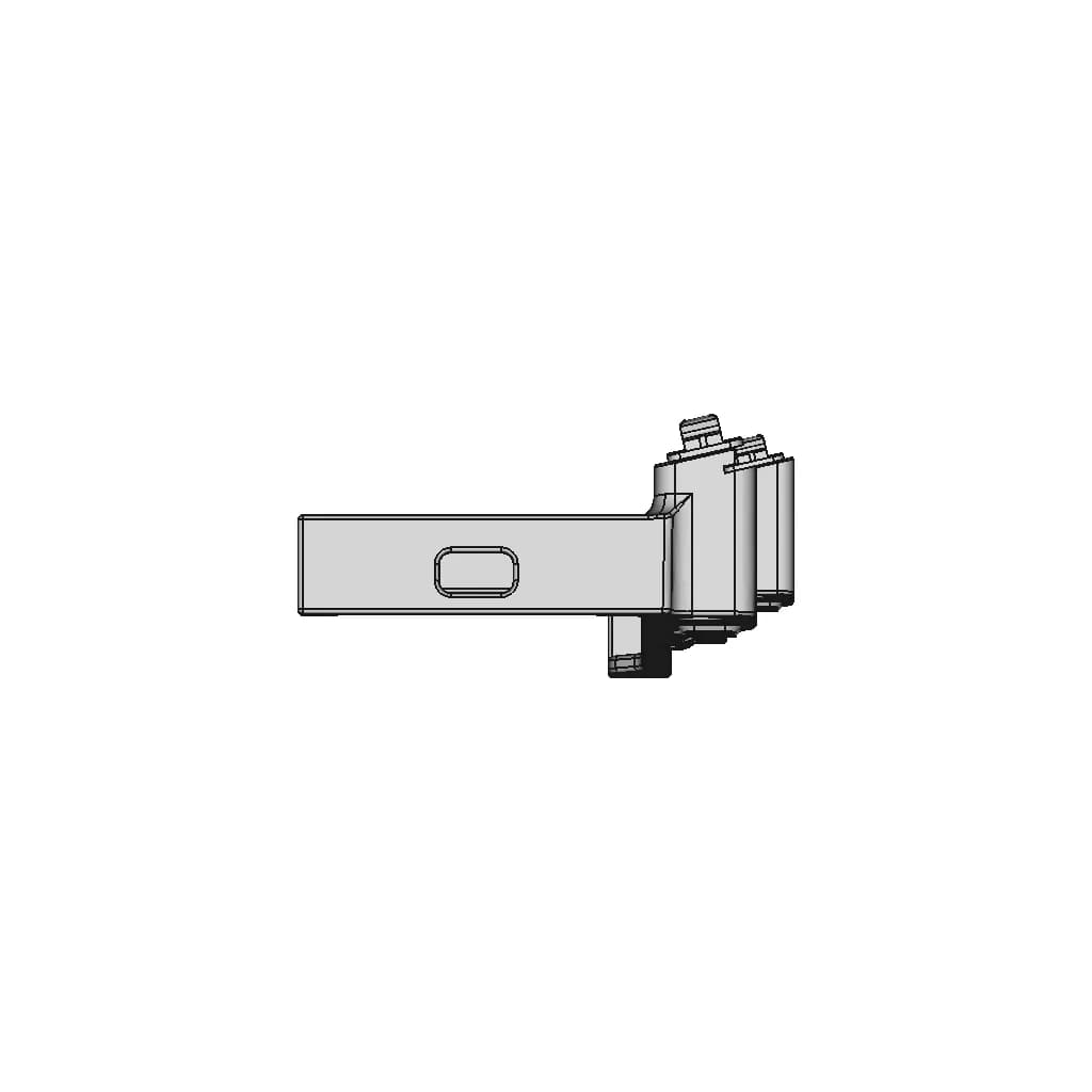 W201/190E Phone Holder + Charger Ports - Standard Mechanical Component_0_90_degree_snapshot