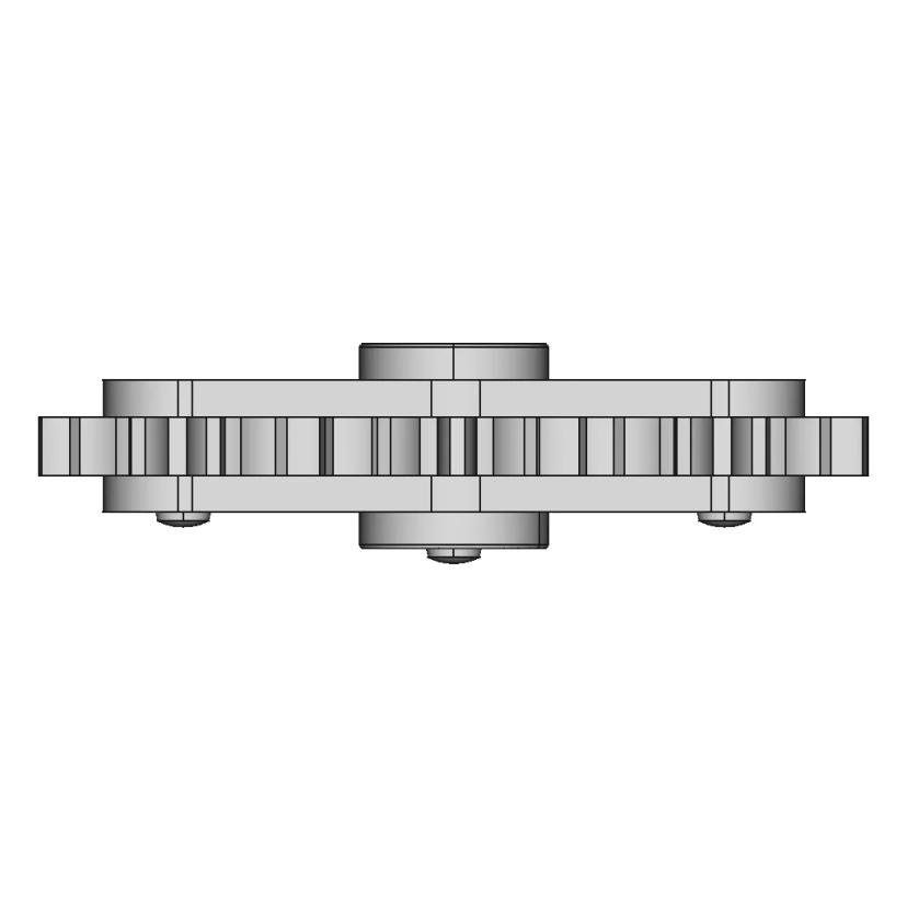 Geared Fidget Spinner | High-Quality CAD Model