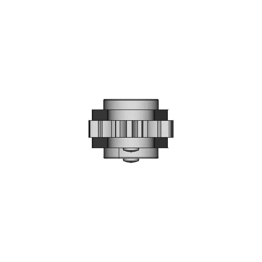 Geared Fidget Spinner | High-Quality CAD Model_0_270_degree_snapshot