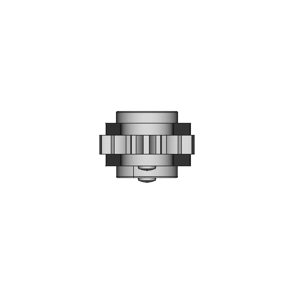 Geared Fidget Spinner | High-Quality CAD Model_0_90_degree_snapshot