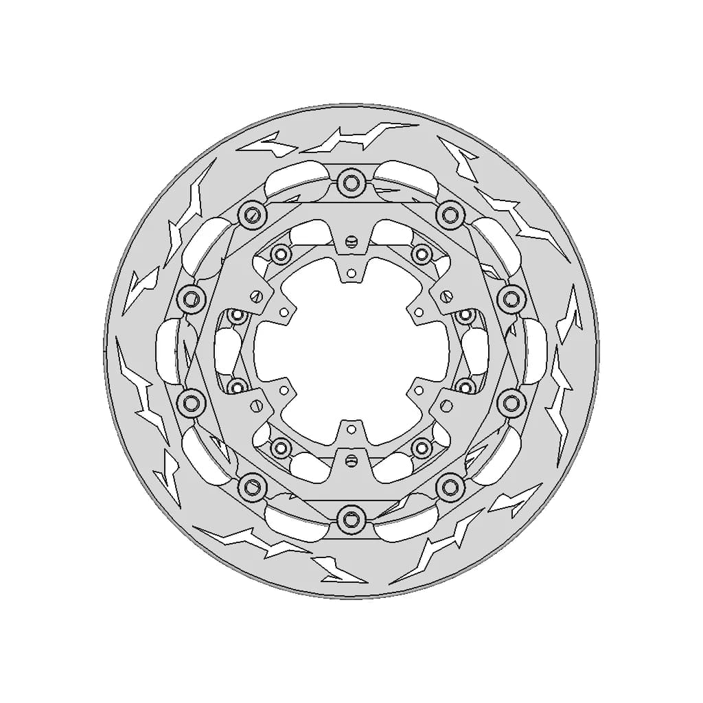 Ktm 690 Smcr Front Brake Rotor - Downloadable CAD Representation_0_0_degree_snapshot