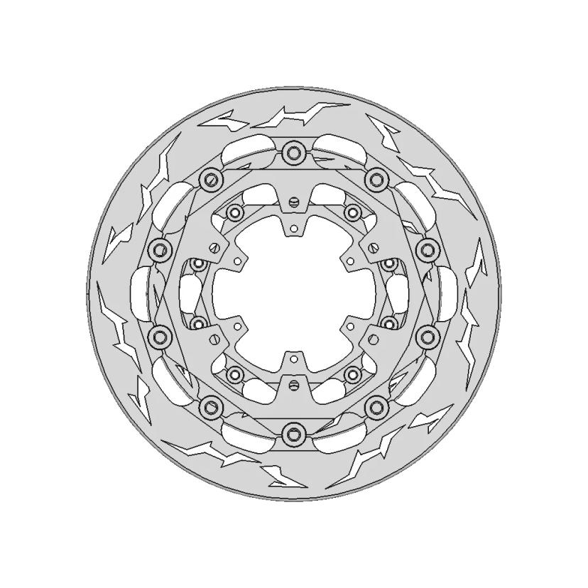 Ktm 690 Smcr Front Brake Rotor - Downloadable CAD Representation