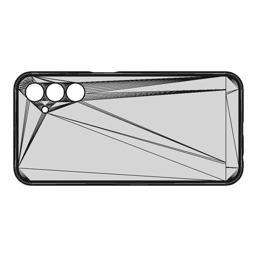 Samsung Galaxy A15 Case - Downloadable CAD Representation