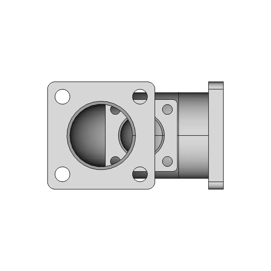 Pipe With Flange | 3D Engineering Design File_270_0_degree_snapshot