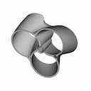 Multi-Surface Toroidal Propeller - Downloadable CAD Representation_60_30_degree_snapshot