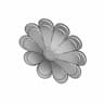 Flower | High-Quality CAD Model_60_30_degree_snapshot