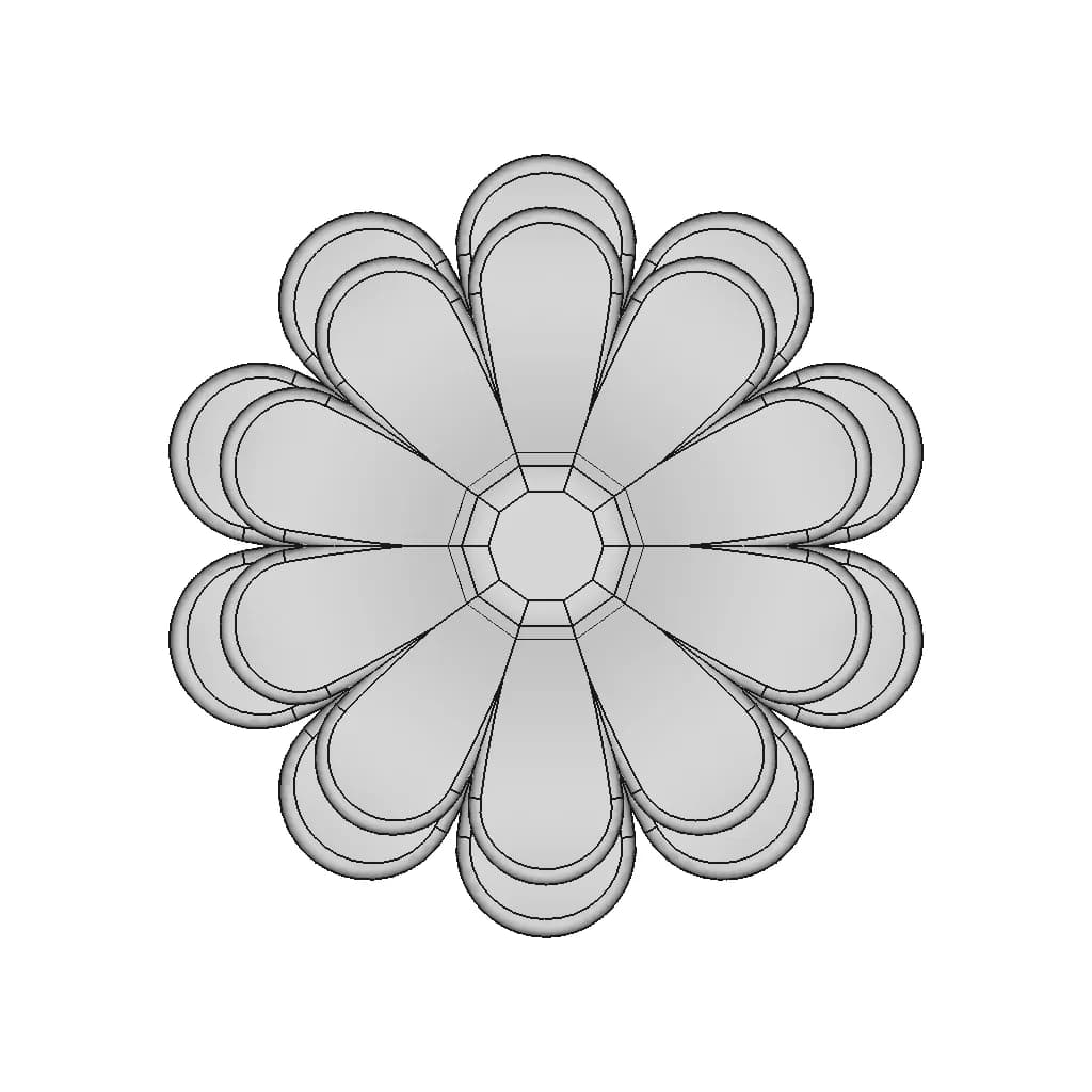Flower | High-Quality CAD Model_90_0_degree_snapshot