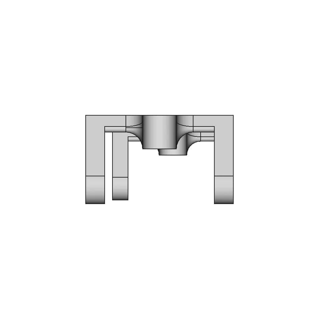 Simjack Ut Haptic Pedal Mount - Downloadable CAD Representation_0_90_degree_snapshot