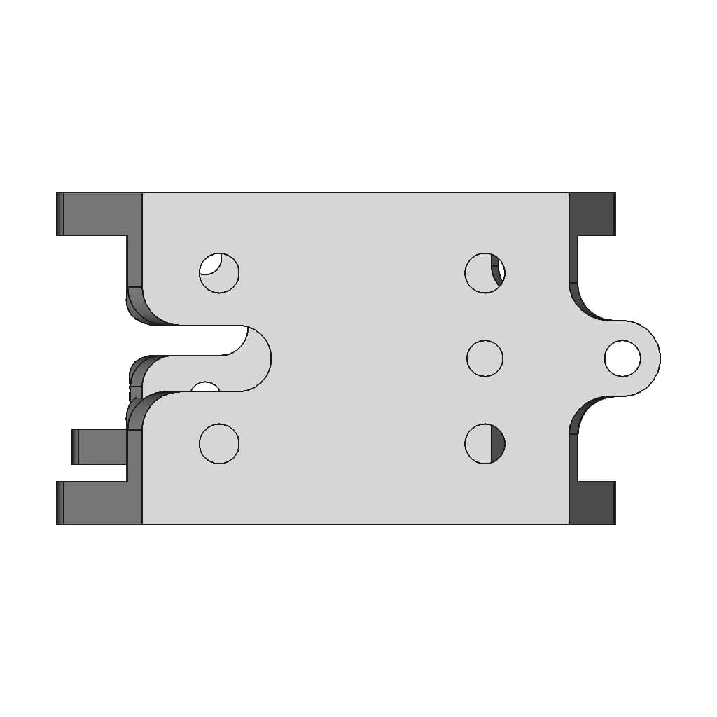 Simjack Ut Haptic Pedal Mount - Downloadable CAD Representation_270_0_degree_snapshot
