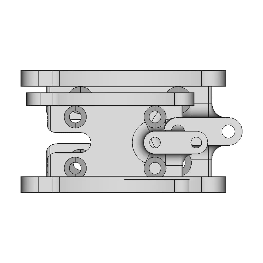 Simjack Ut Haptic Pedal Mount - Downloadable CAD Representation_90_0_degree_snapshot